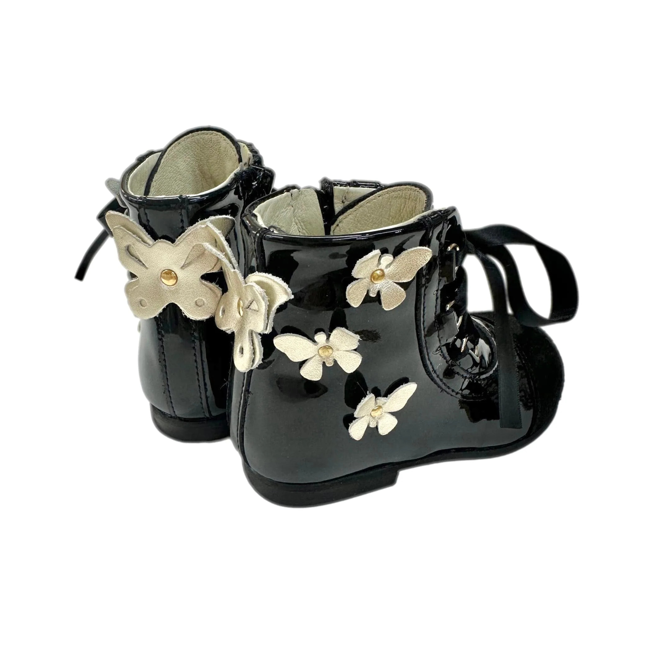 Noir Butterfly Boots | petite maison kids
