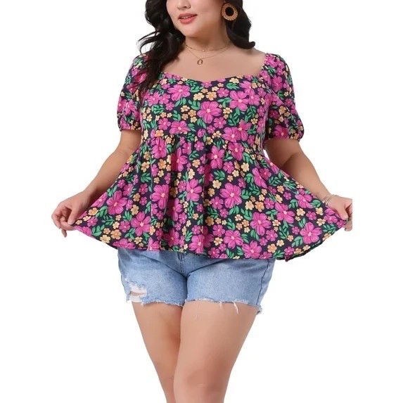 The prettiest floral babydoll top for summer—lightweight, flattering, and easy to style! 🌸 #ad #ltkstyletip

#LTKPlusSize #LTKMidsize