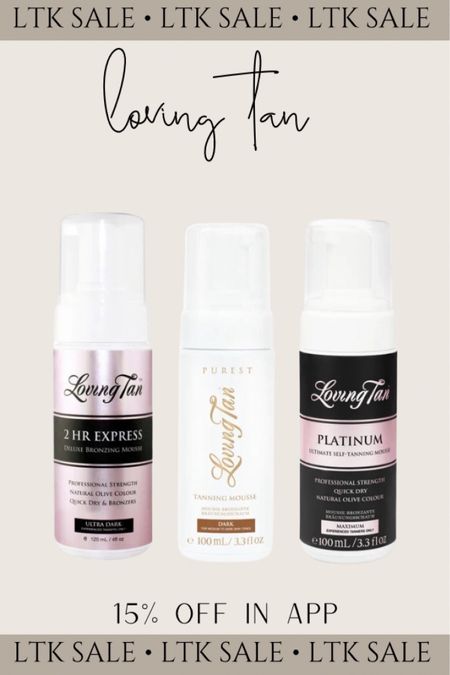 LTK beauty sale is happening! 15% off my favorite self tanner from Loving Tan!!

#LTKSaleAlert #LTKBeauty #LTKSeasonal