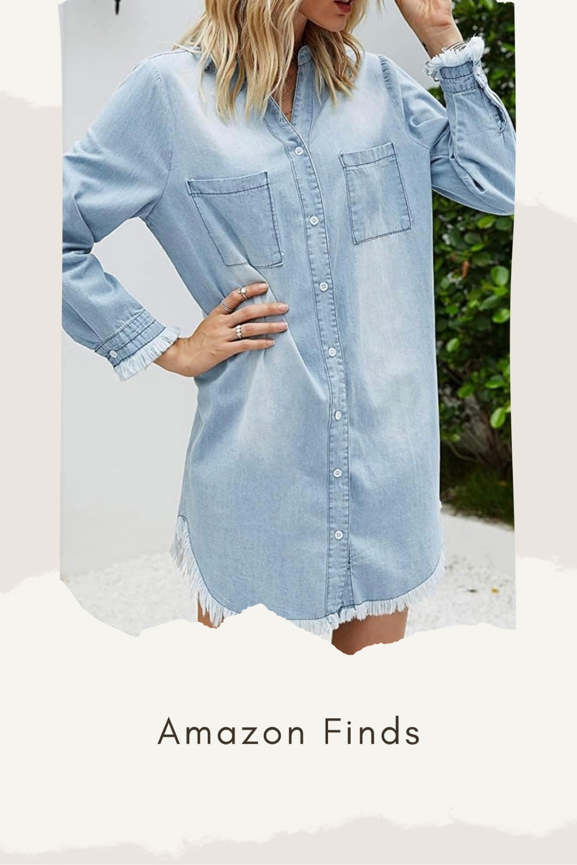 Perfect transitional denim dress from Amazon! True to size! 

#LTKsalealert #LTKfindsunder50 #LTKSpringSale