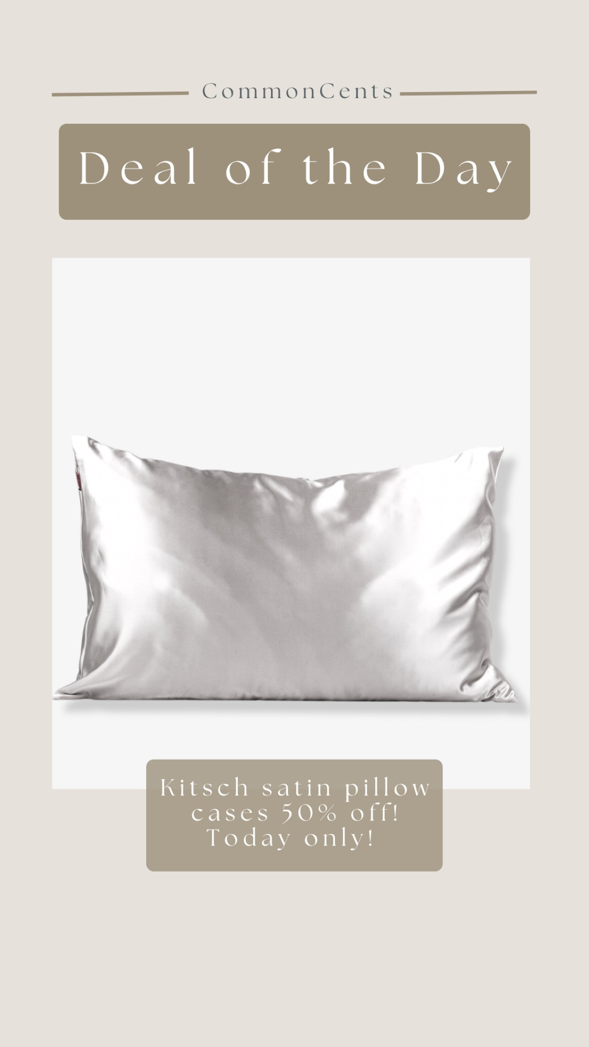 Satin pillow cases are 50% off at Ulta today! These pillow cases benefit your hair and skin. They don’t absorb moisture keeping you hydrated!  

#LTKsalealert #LTKFind #LTKbeauty