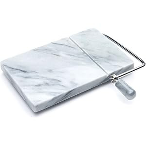 Fox Run Marble Cheese Slicer with 2 Replacement Wires, White, 5 x 8.25 x 1.25 inches | Amazon (US)