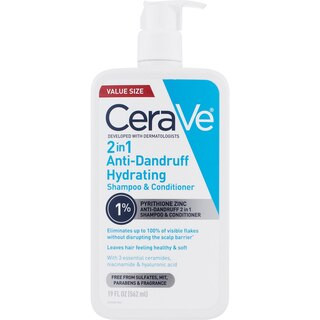CeraVe Anti-Dandruff Hydrating 2-in-1 Shampoo & Conditioner, 19 OZ | CVS Health