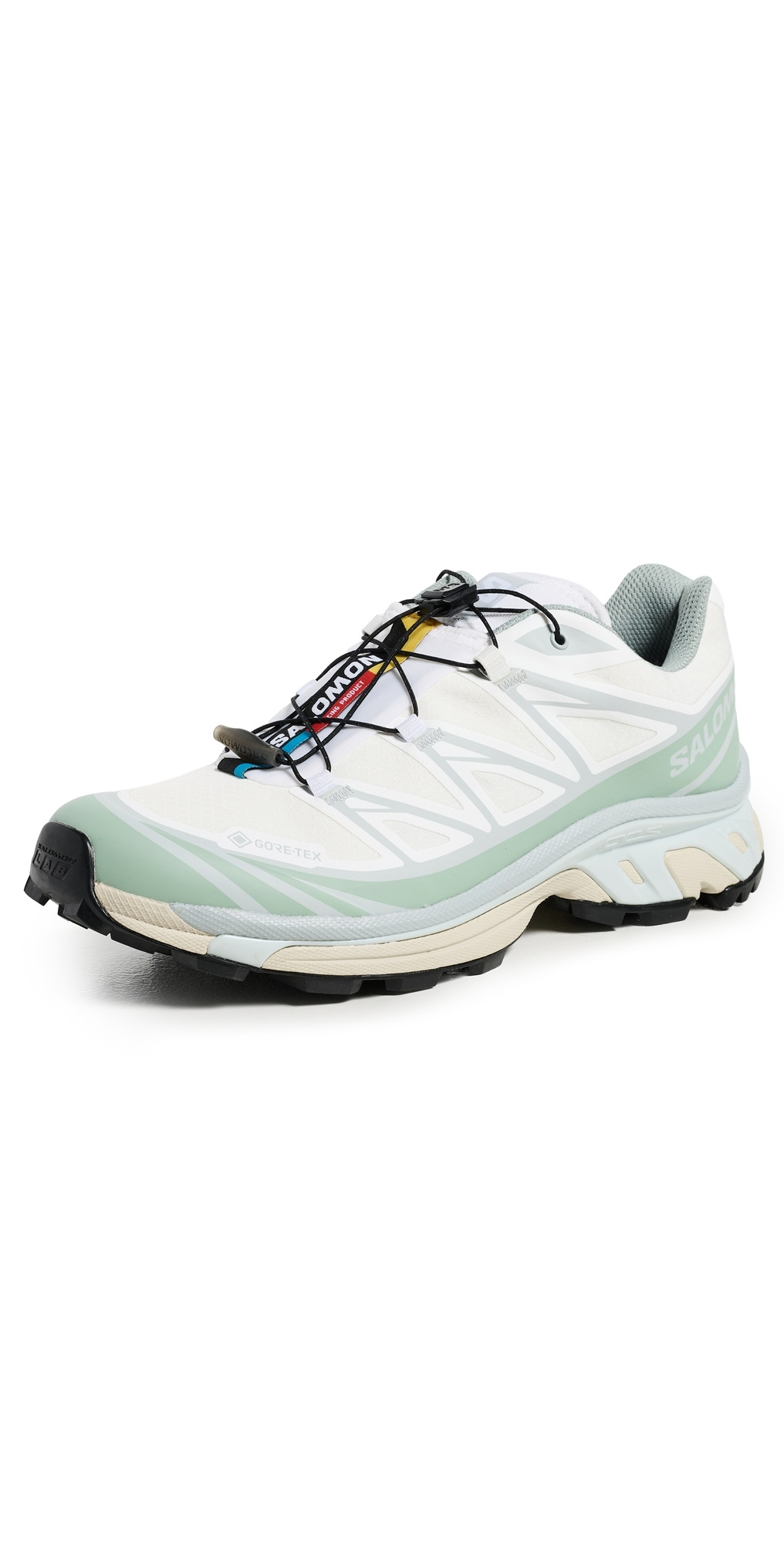 Salomon XT-6 GTX Sneakers White/Green Milieu/Ice Flow M 9/ W 10 | Shopbop