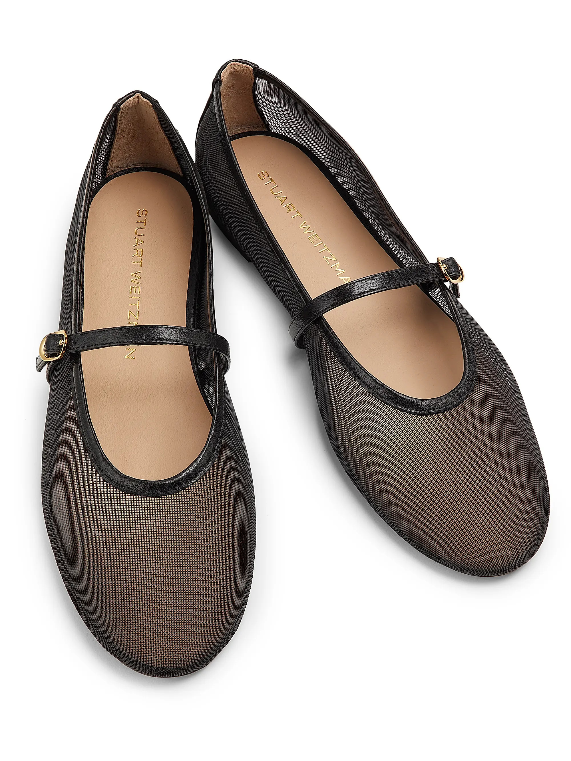 Bare It All Mesh & Leather Flats | Saks Fifth Avenue