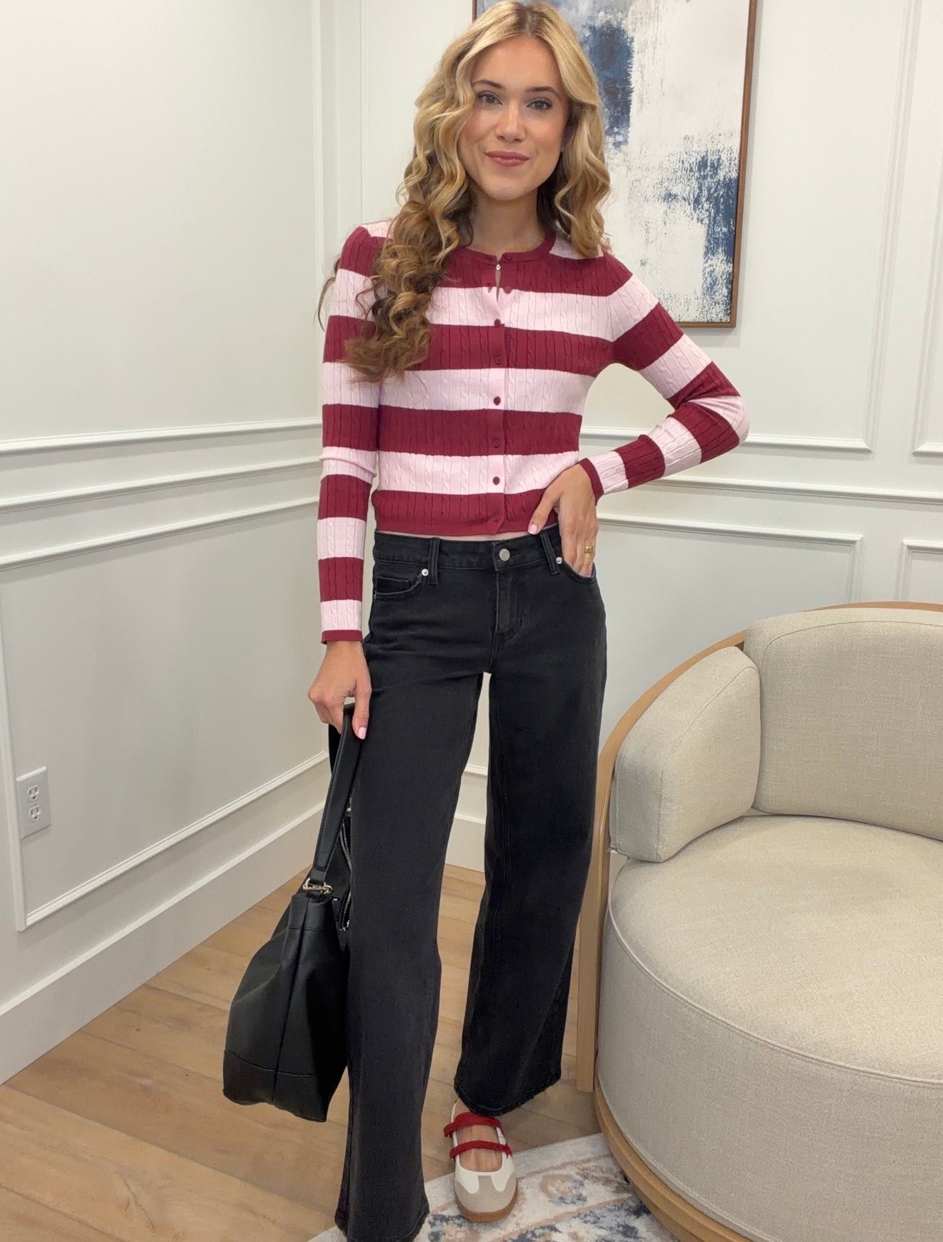 @walmart #walmartpartner #walmart #nobo #noboundaries 
Stripes are trending! Love this outfit for fall. Jeans are a closet must have and this top is so soft!

#LTKgrwm #LTKSeasonal #LTKootd