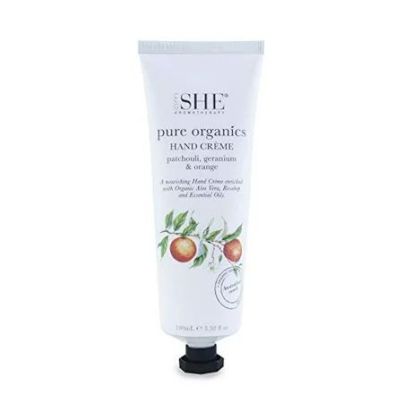 Om SHE Aromatherapy Pure Organics Hand Creme - Patchouli Geranium & Orange | Walmart (US)