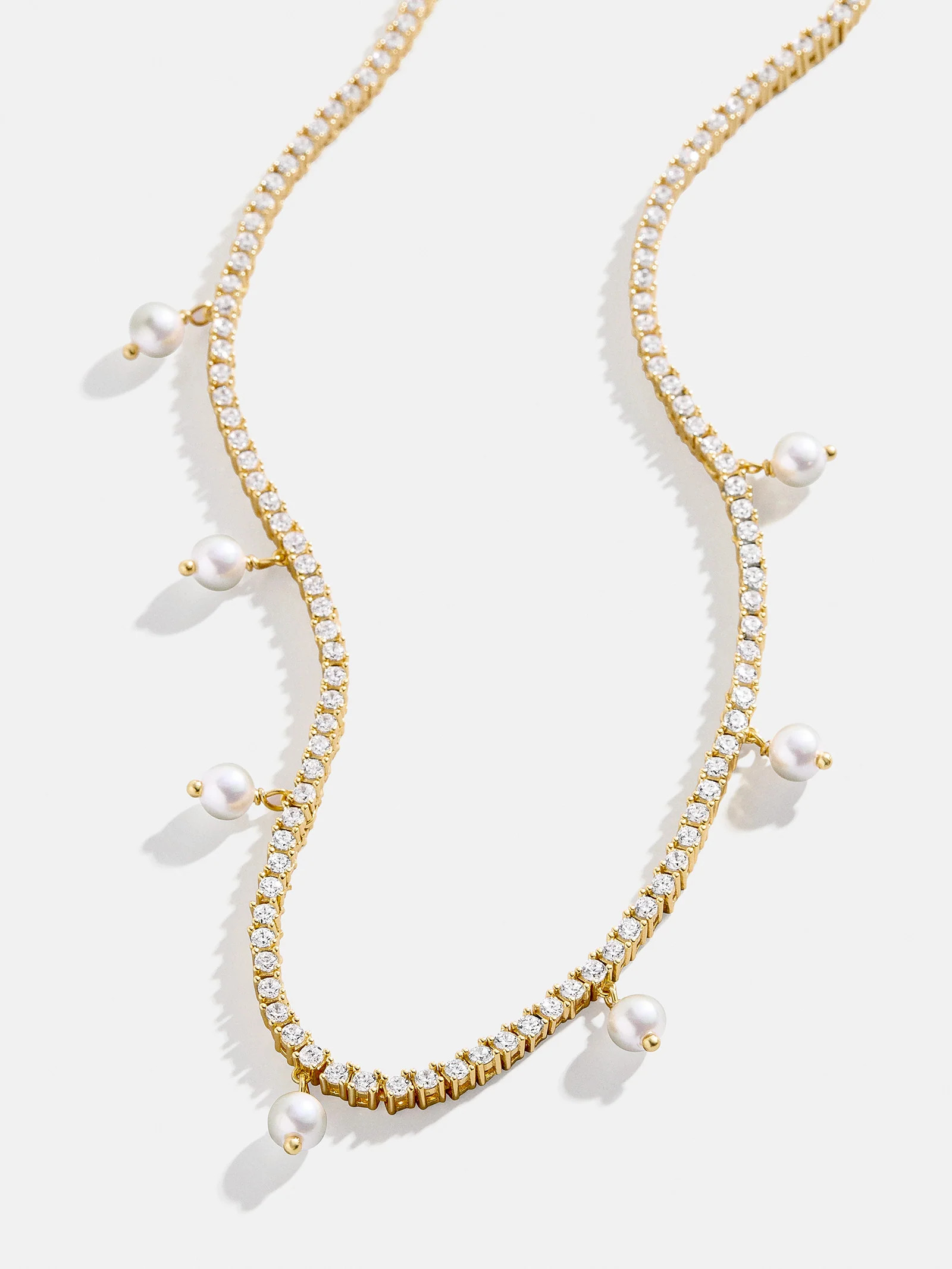 18K Gold Alice Necklace - Gold/Pavé | BaubleBar