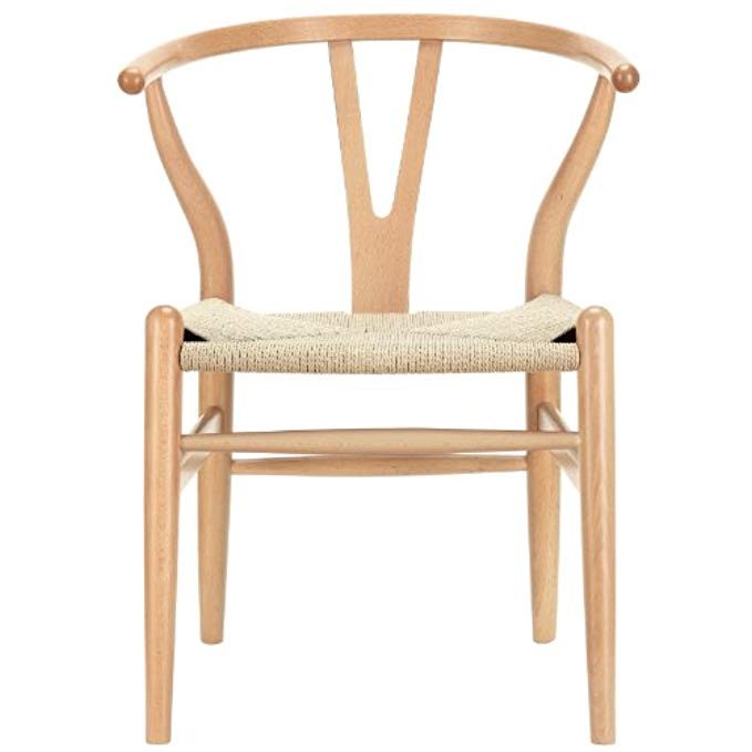 Modway Amish Mid-Century Dining Armchair in Natural | Amazon (US)