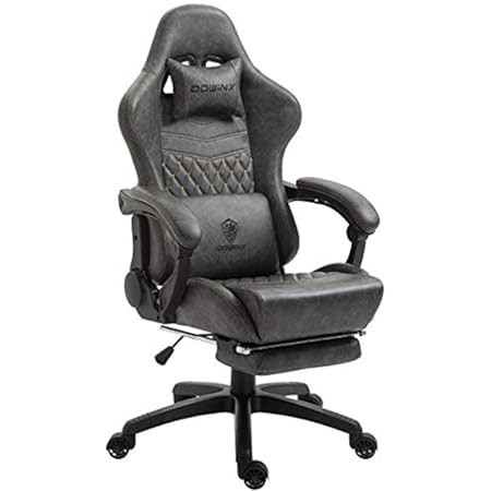 AutoFull Gaming Chair with Lumbar Support and Footrest               
                           ... | Amazon (US)