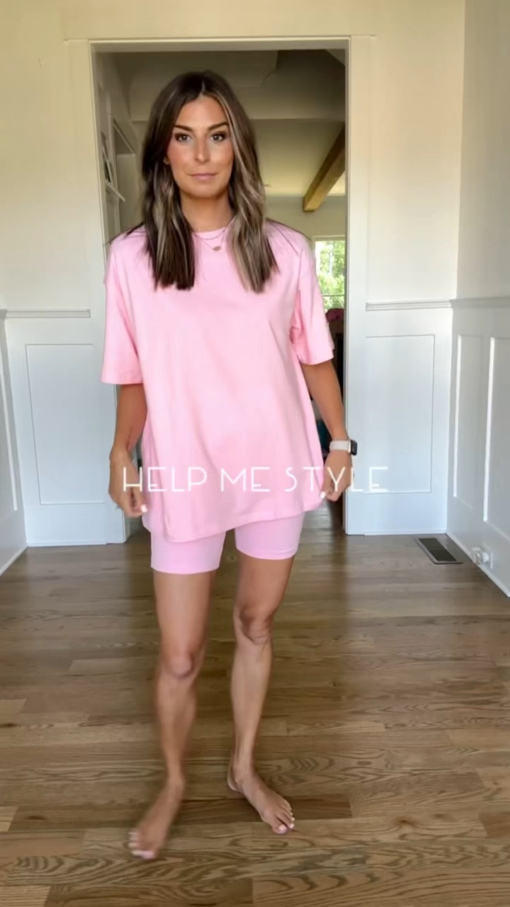 Help me style these biker short sets! Three  different color sets from Amazon - styled to help you! I love all three & I love that you can style them up or down! 

#LTKSeasonal #LTKFindsUnder50