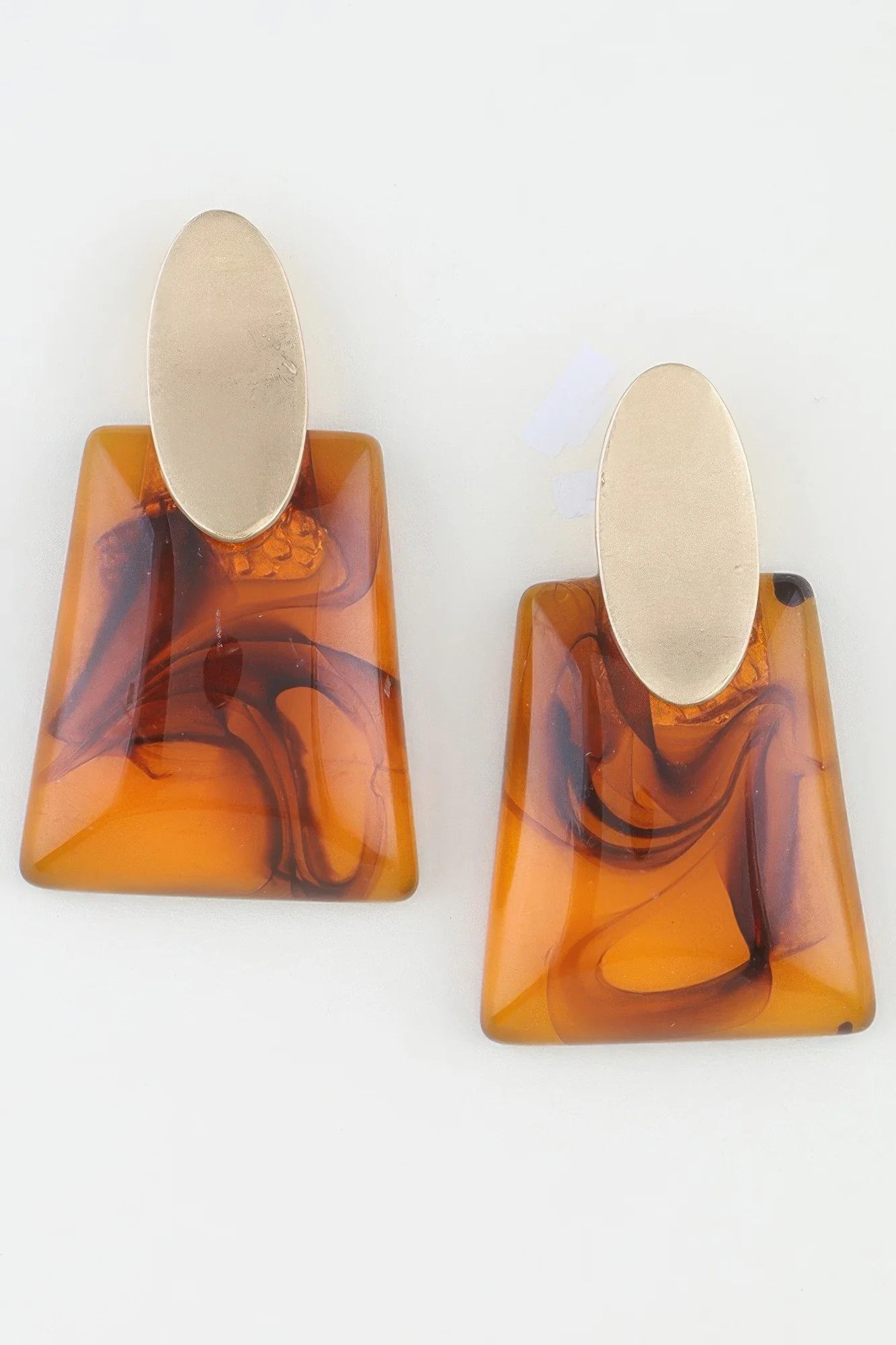 Abstract Marble Stone Fashion Earrings | Shop Simon