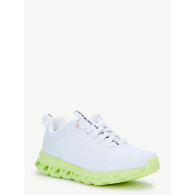 Love & Sports Women's Lace-Up Tech Running Sneakers | Walmart (US)