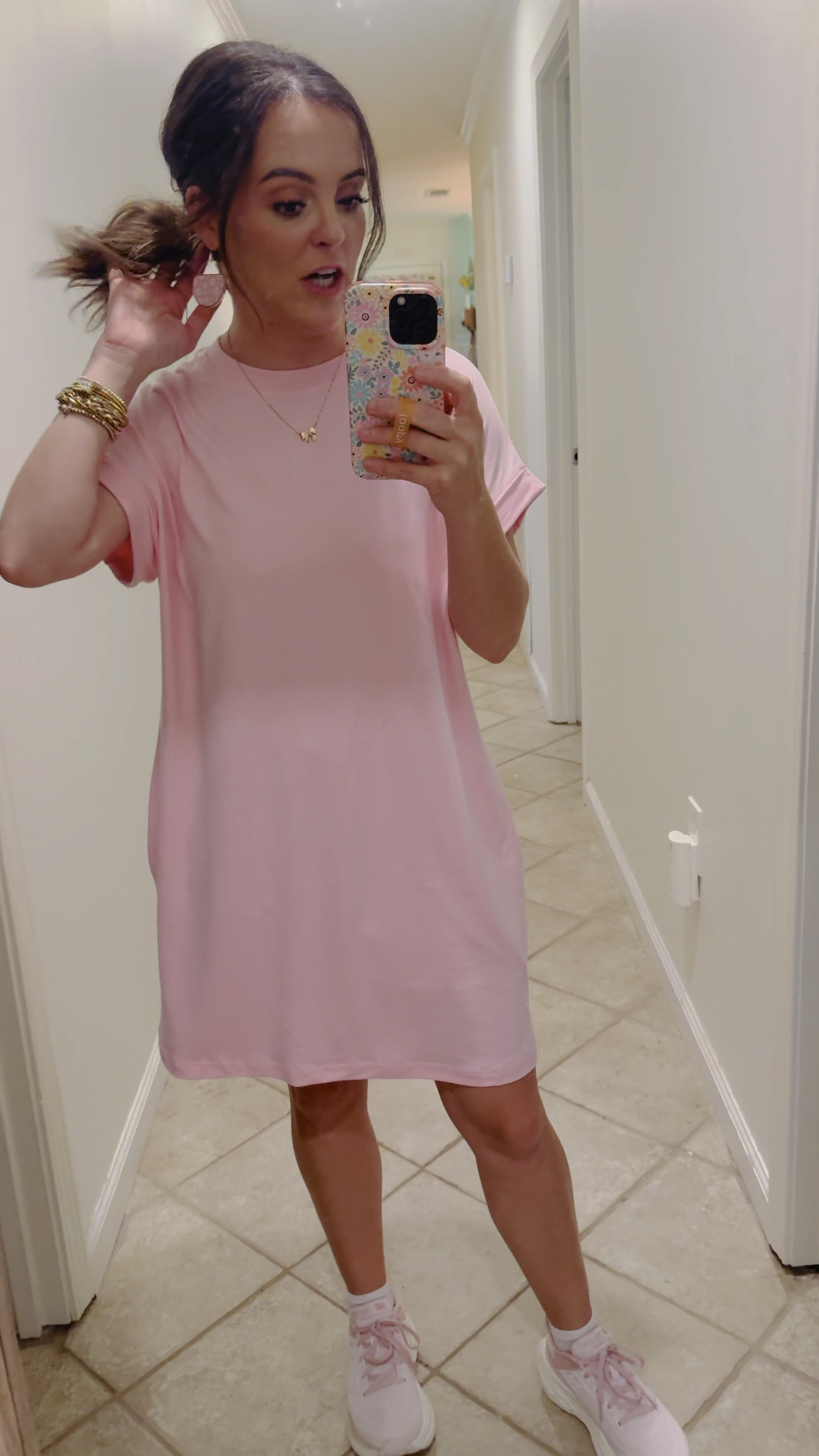 The COMFIEST tee shirt dresses and tennis shoes for everyday wear! 

#LTKxNSale #LTKActive #LTKVideo