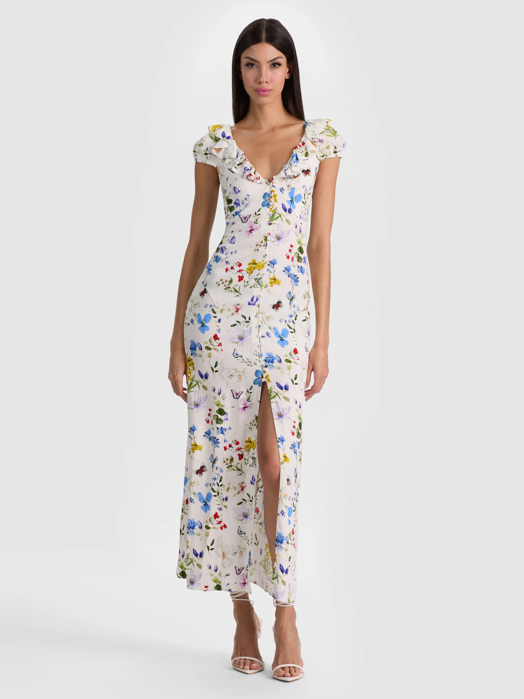 TARA MIDI SLIP DRESS | Alice + Olivia