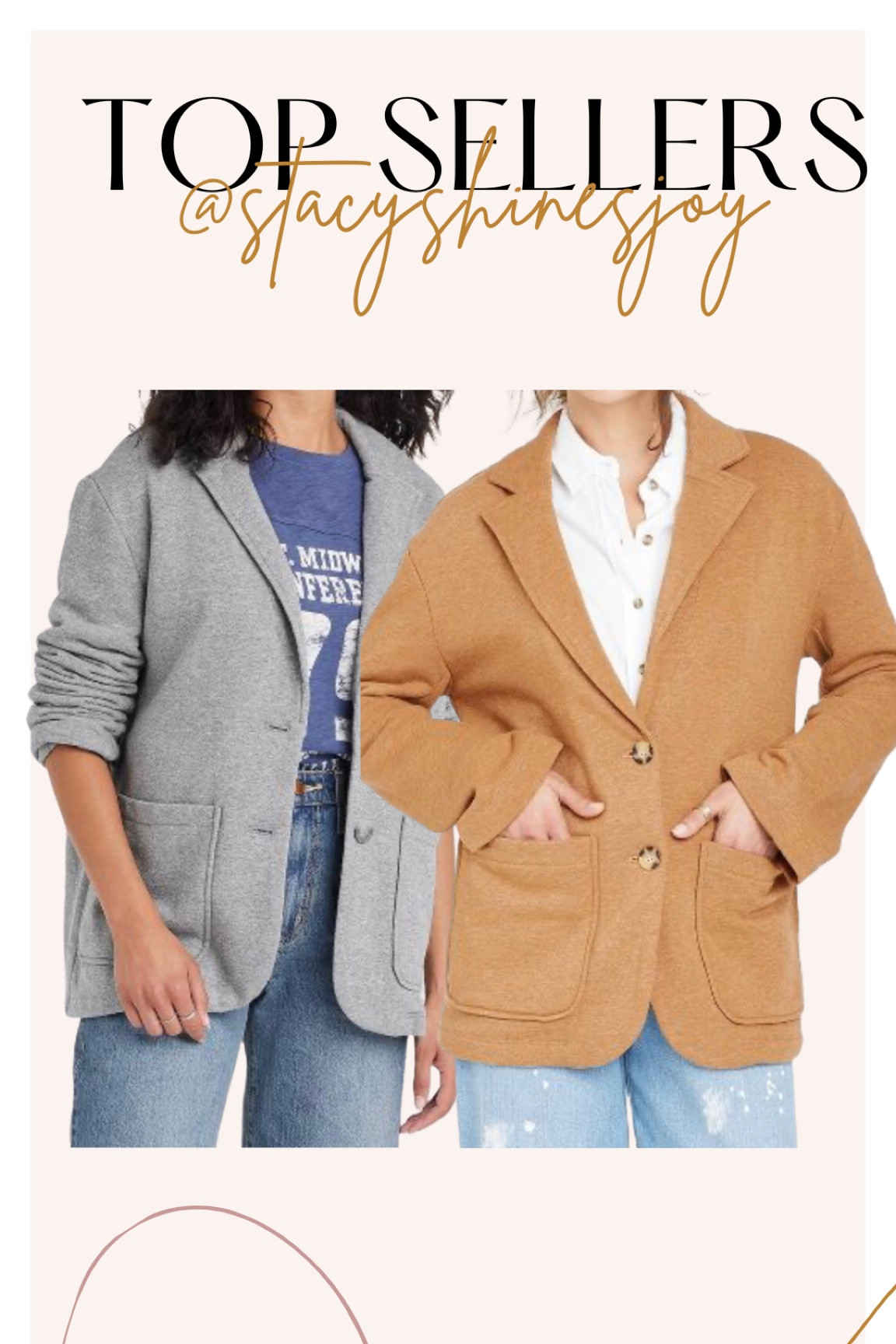 The most comfortable sweatshirt blazer. Perfect causal or dressed up. Use as work wear or a date night. Oversized but I got an X-Large. 

#LTKstyletip #LTKcurves #LTKworkwear