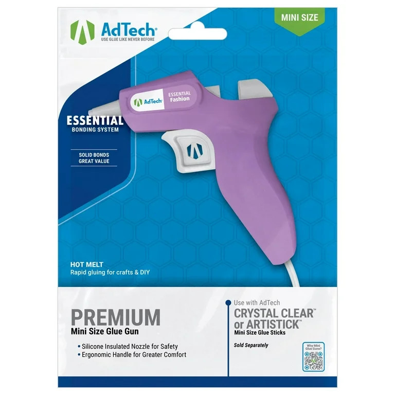 AdTech High-Temp Mini Lavender Glue Gun | Walmart (US)