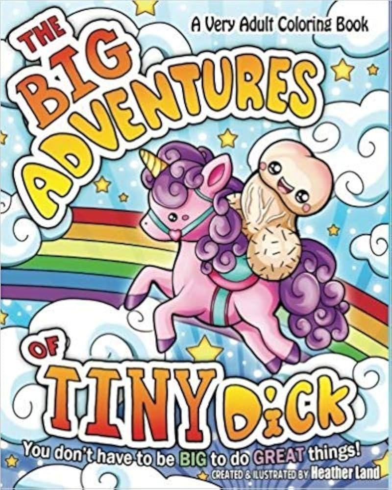 The Big Adventures of Tiny Dick: Adult Coloring Book | Amazon (US)