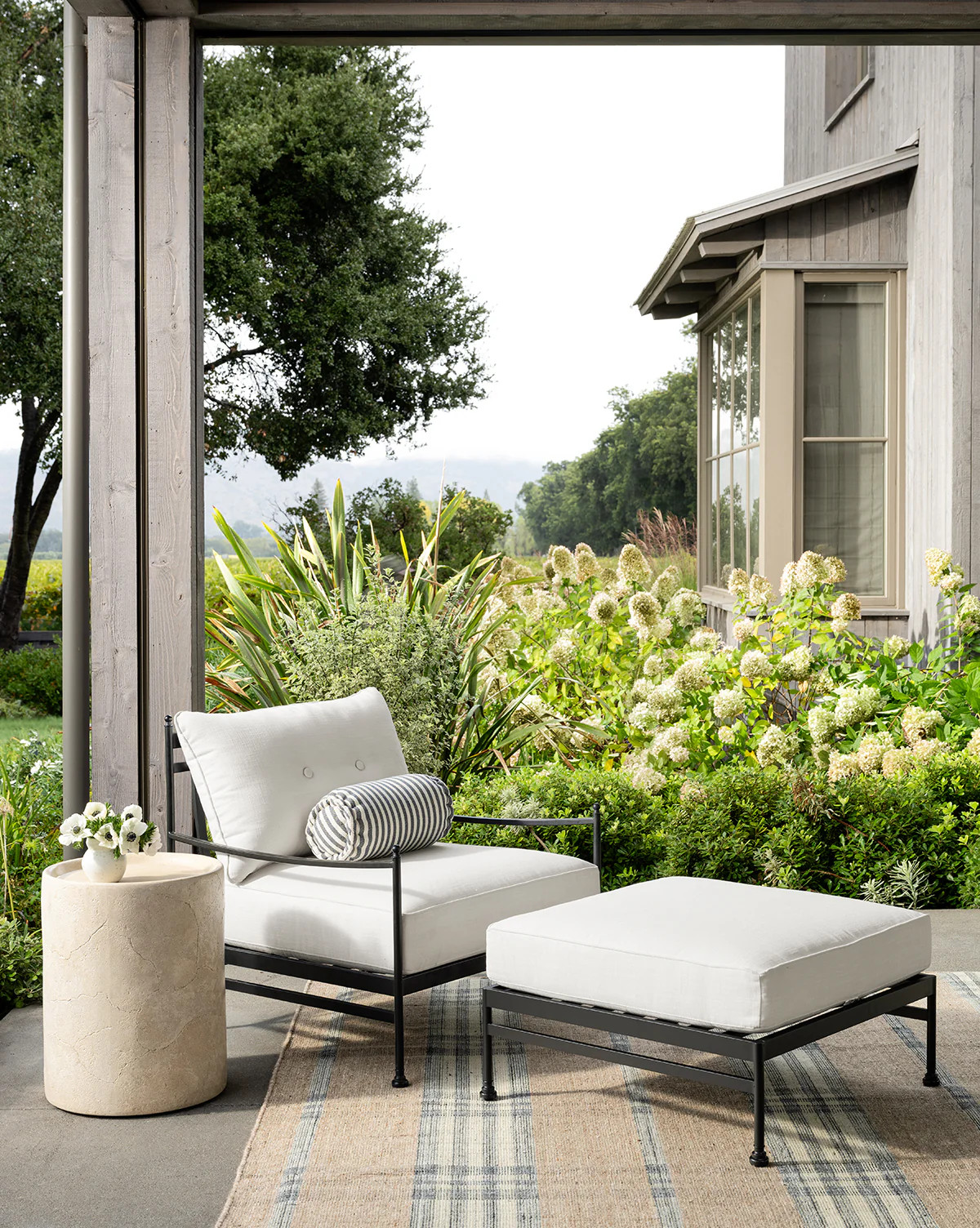 Pomeroy Outdoor Ottoman (Ready to Ship) | McGee & Co. (US)