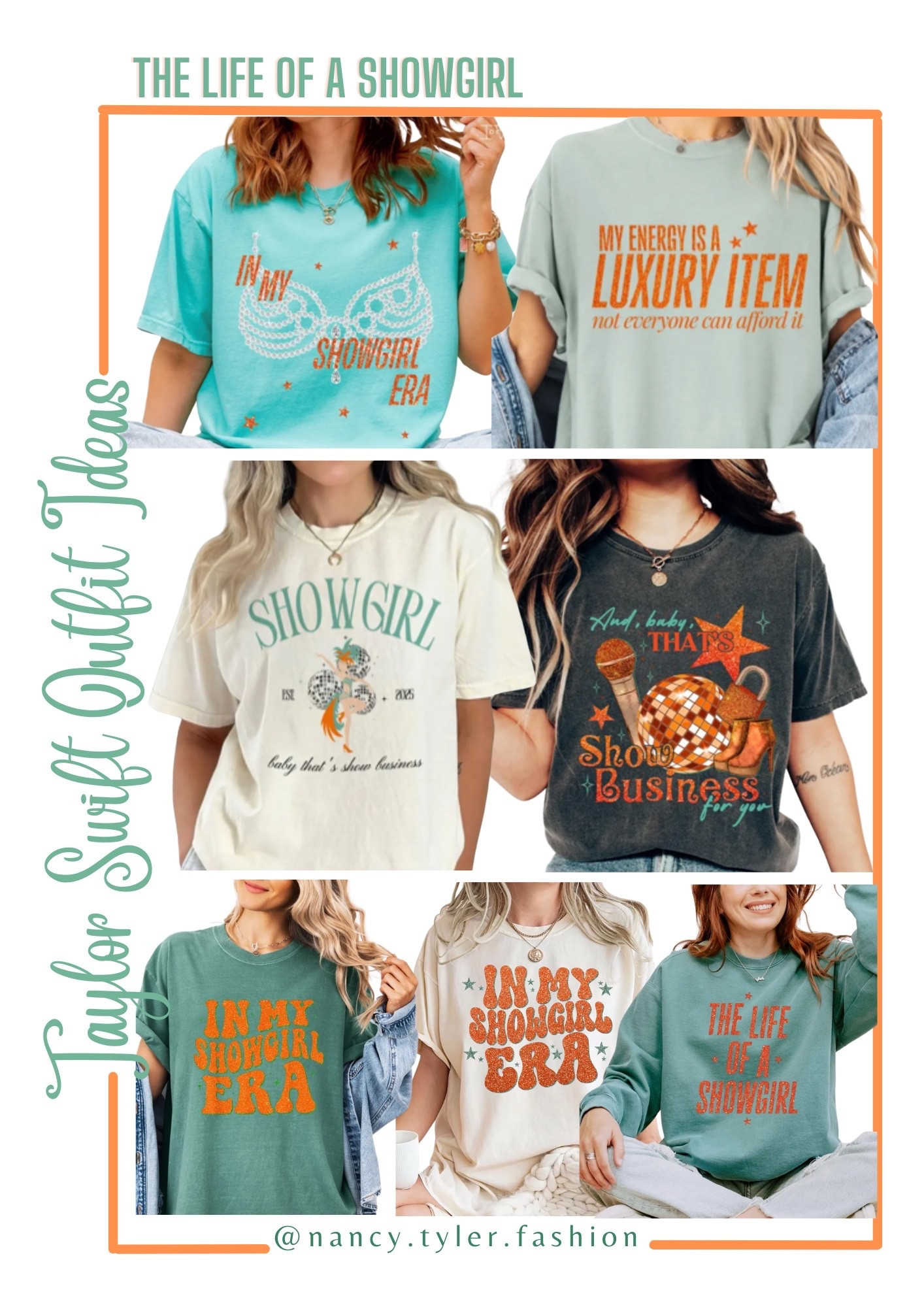 Taylor Swift The Life of a Showgirl shirts and outfit ideas! ❤️‍🔥1️⃣2️⃣  #taylorswiftoutfit #taylorswiftlifeofashowgirl #tstheerastour #tslifeofashowgirl #TSTheLifeofaShowgirl #taylorswift #thelifeofashowgirl #ts12 #taylorswiftamazon #taylorswiftshirts #taylorswifttops #thelifeofashowgirltops #thelifeofashowgirloutfits 