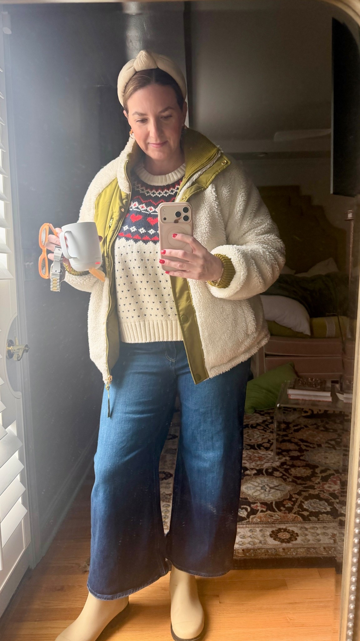 Love this reversible jacket 
fashion over 40 
Cozy comfy look 

#LTKOver40 #LTKootd