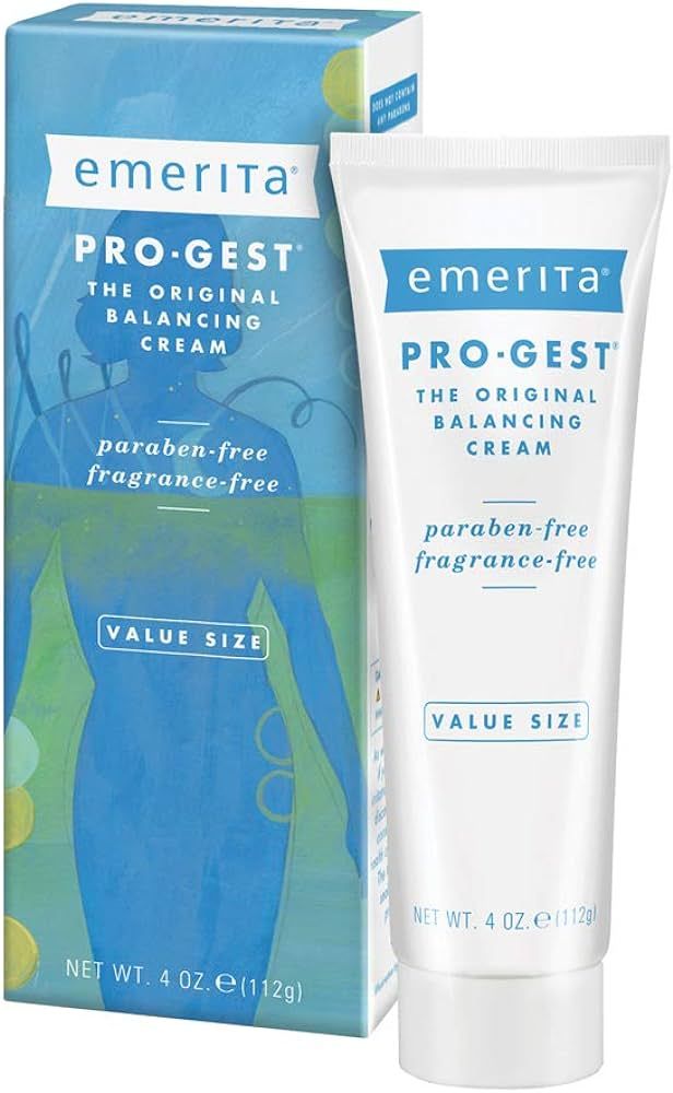 Pro-Gest, The Original Balancing Cream, Fragrance Free, 4 oz (112 g), Emerita | Amazon (US)