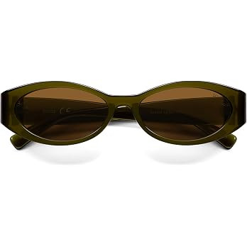 SOJOS Trendy Oval Polarized Sunglasses Womens Retro Narrow Chic Thin Y2k Sunnies SJ2364 | Amazon (US)
