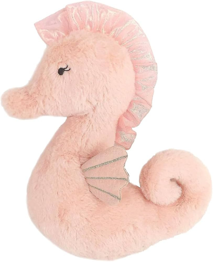 MON AMI Saby The Seahorse Stuffed Animal Plush Toy - 12", Soft Stuffed Toy Animal for Little Girl... | Amazon (US)