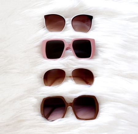 Summer Sunnies! A few of my favorites!

Pink Sunglasses are BriannaCannon.com & my discount code is: 10Anna 

#LTKSeasonal #LTKStyleTip #LTKFindsUnder50