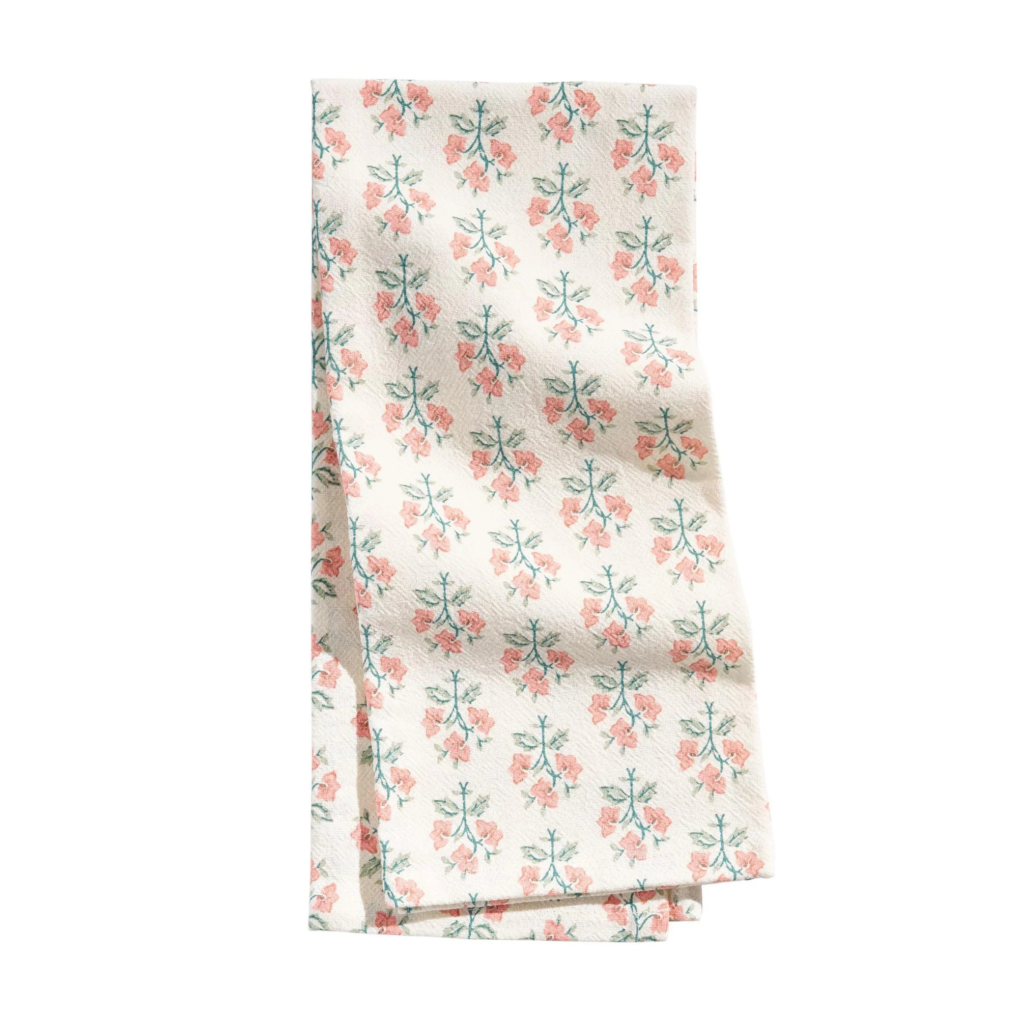 Beautiful Home by Drew Barrymore Hydrangea Trellis Ditsy Flour Sack Towel, 1 Piece, Rose, 18" x 2... | Walmart (US)