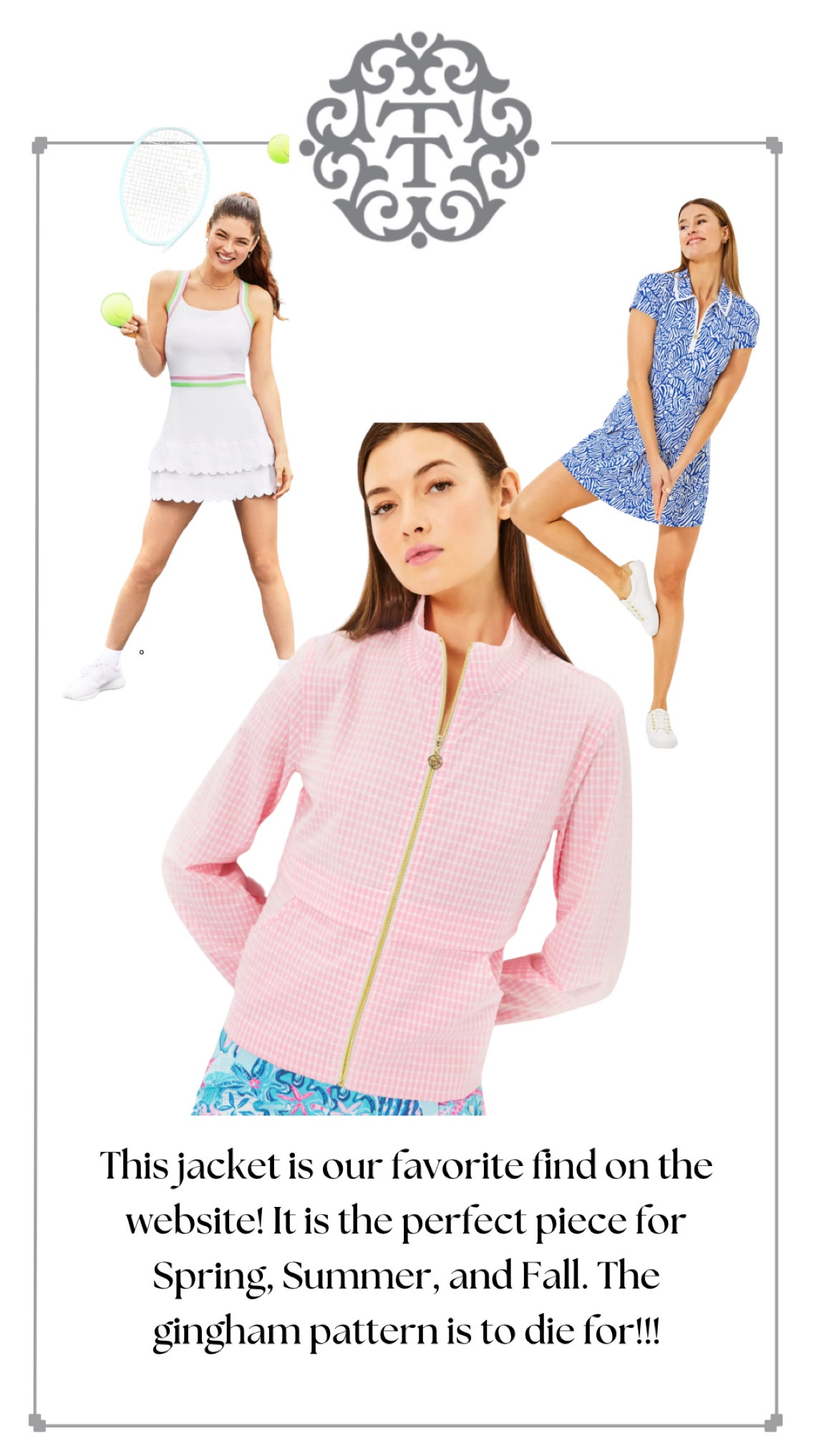 This Gingham jacket may just be my favorite athletic find of the summer! The pattern and color is nothing short of just adorable! 

#LTKfitness #LTKmidsize #LTKstyletip