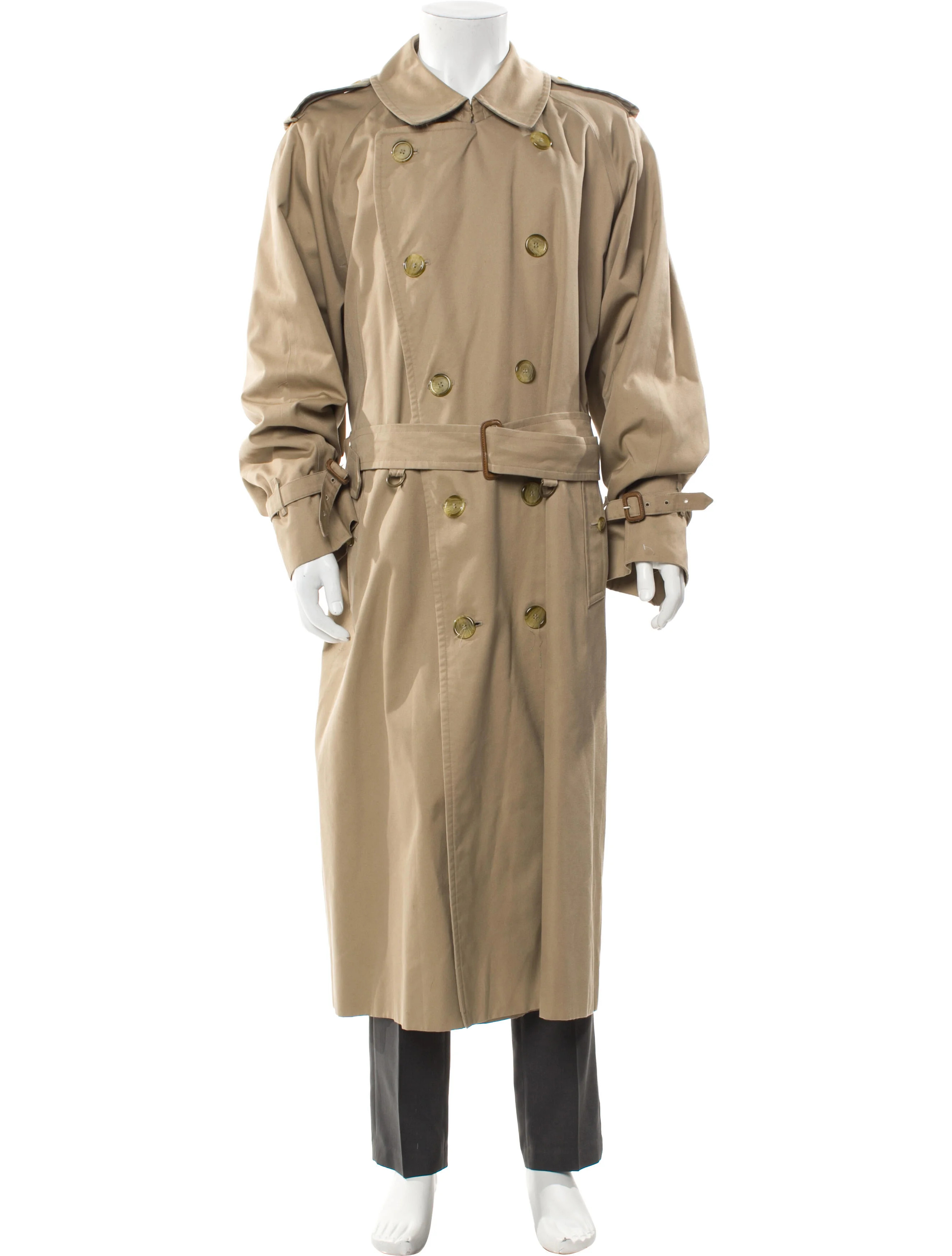 House Check Pattern Trench Coat | The RealReal