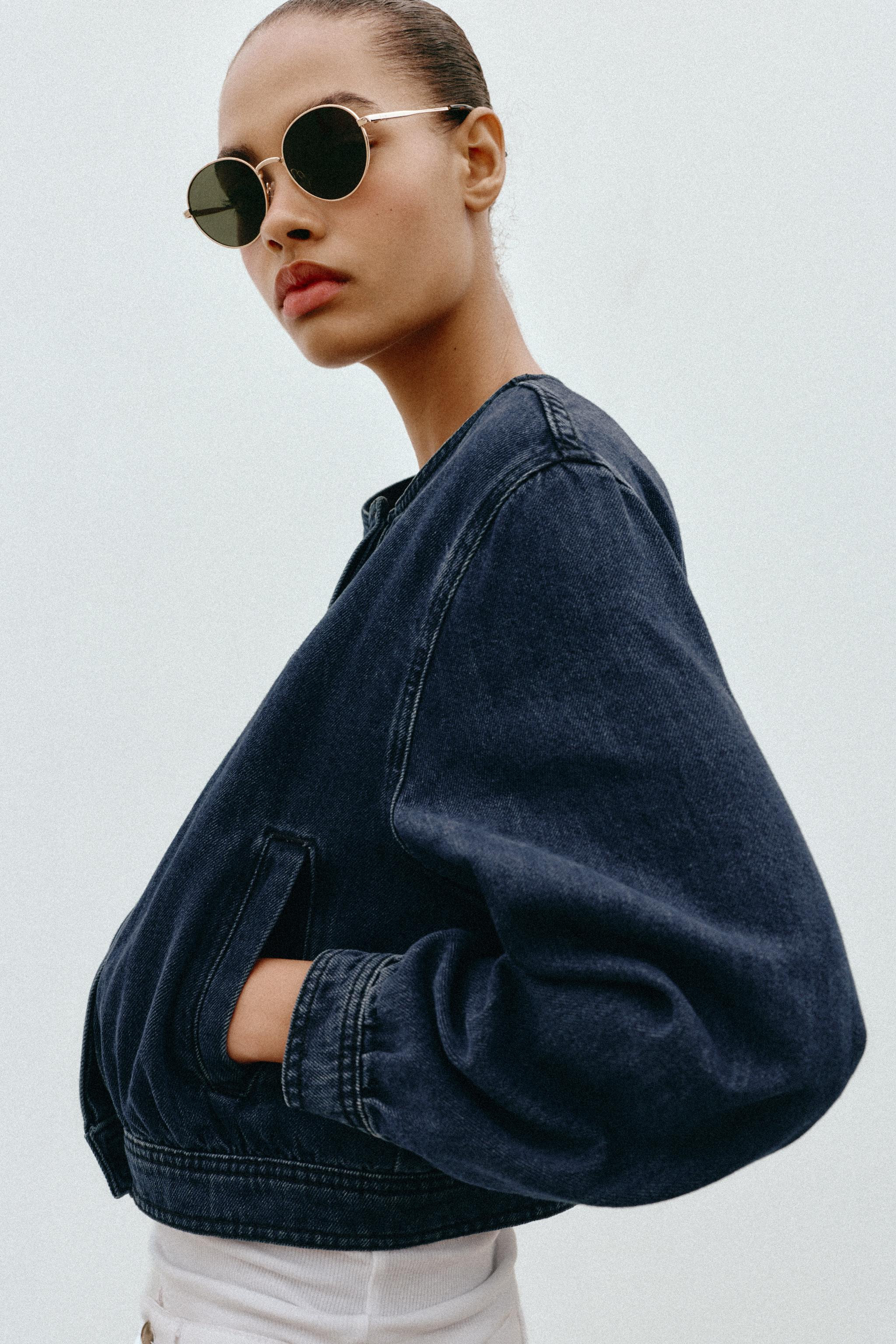 Z1975 DENIM BOMBER JACKET | Zara UK