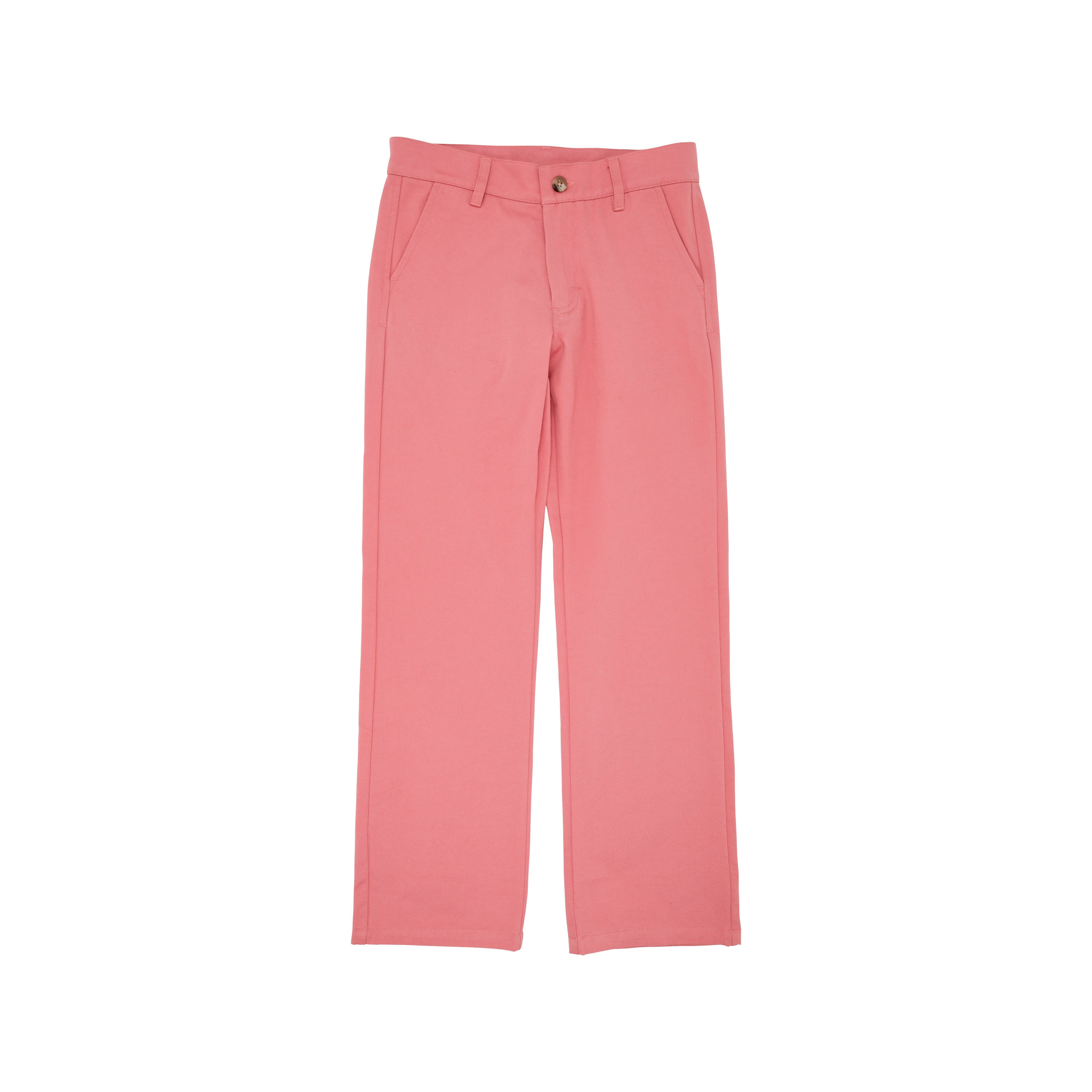 Prep School Pants - Nantucket Red with Nantucket Red Stork | The Beaufort Bonnet Company