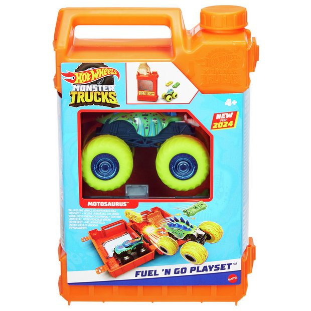 Buy Hot Wheels Monster Trucks Fuel N' Go Playset | Toy cars and trucks | Argos | argos.co.uk
