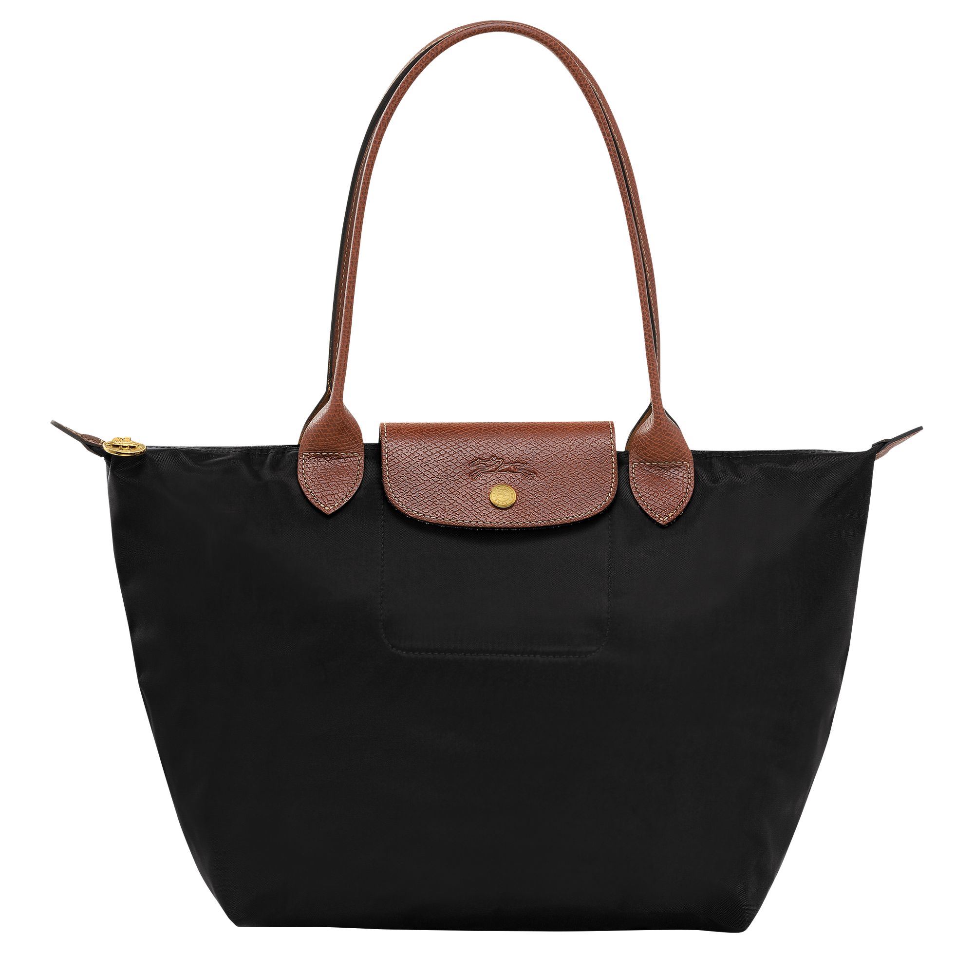 Le Pliage Original M Tote bag Black - Recycled canvas (L2605089001) | Longchamp US | Longchamp