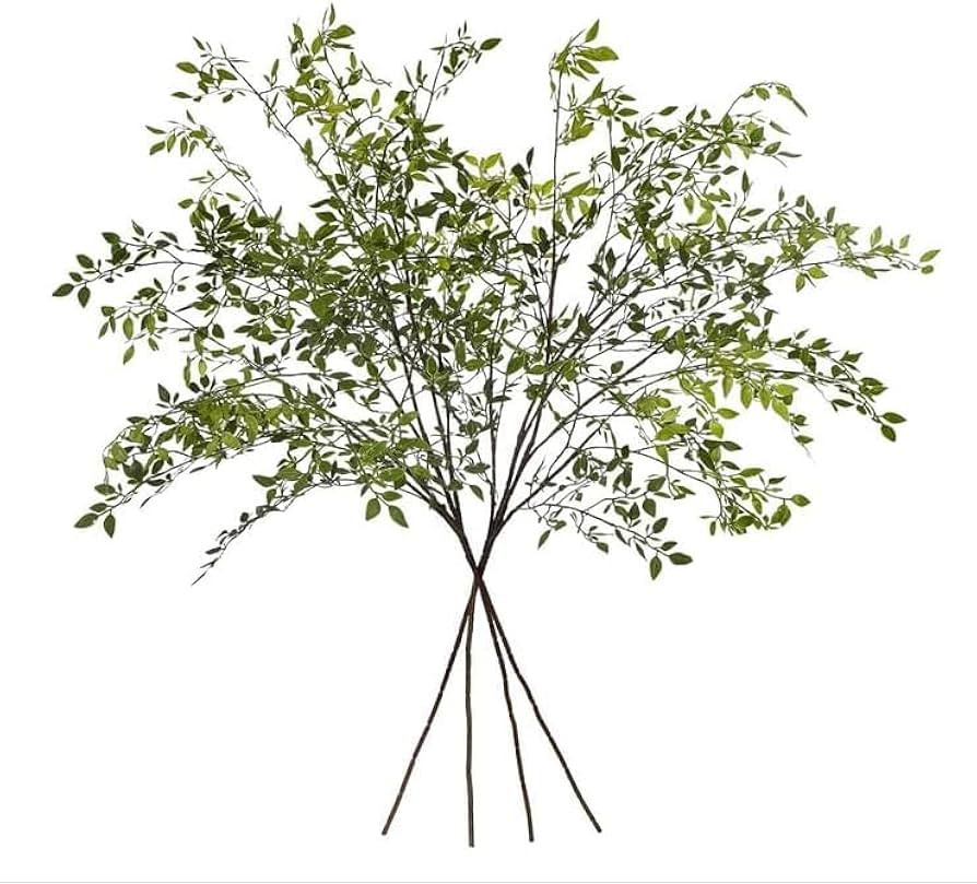 Greenery Stem Vase with Simulated 43.3 inches Stems and Branches Simulated Eucalyptus Leaves for ... | Amazon (US)