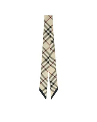 Skinny Check Silk Scarf | Bloomingdale's (US)