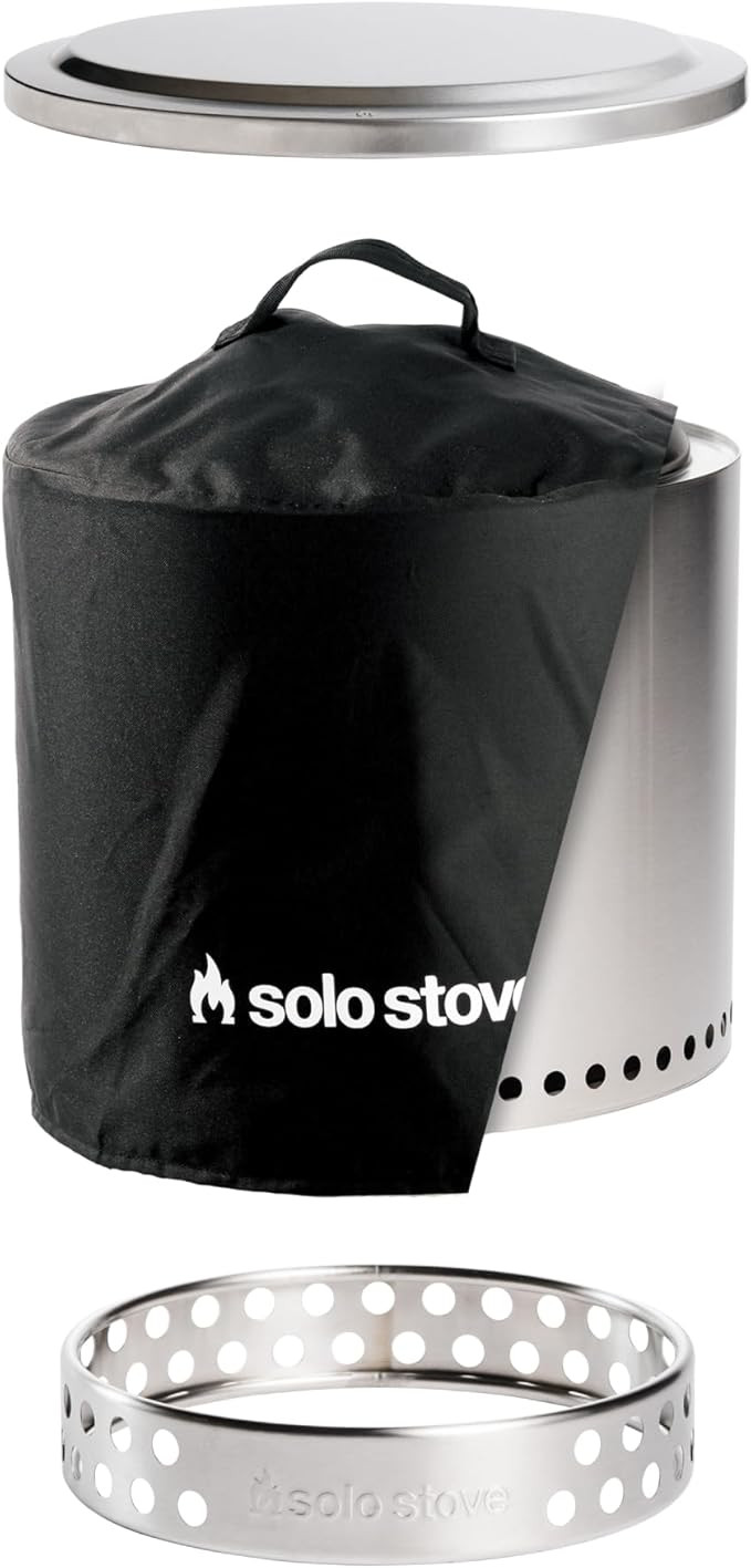 Solo Stove Ranger Amazon Exclusive Fire Pit Bundle | Portable & Smokeless | Includes Stand, Lid &... | Amazon (US)