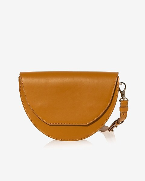 Joanna Maxham Leather Lune Saddle Crossbody Bag | Express