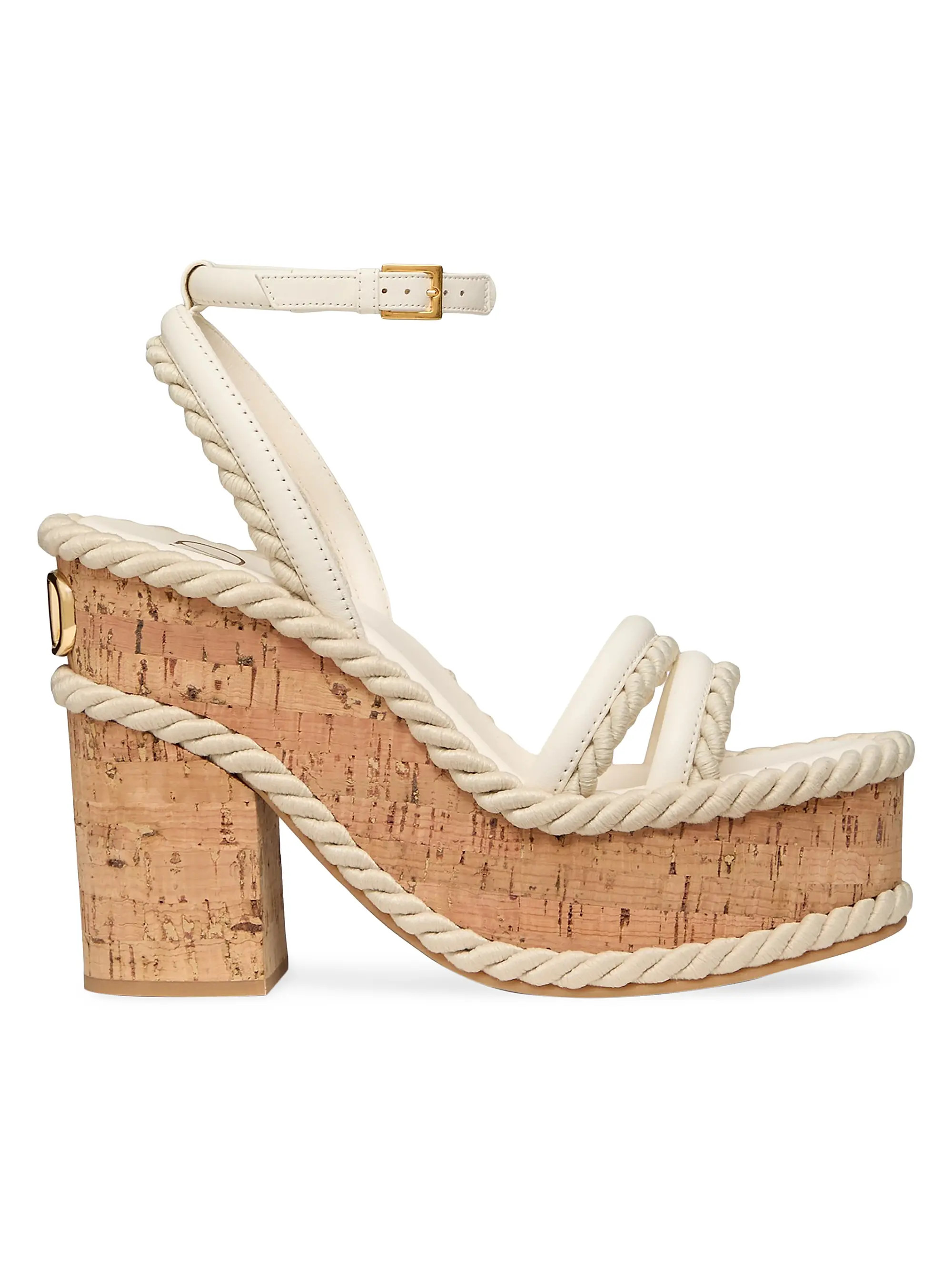VLogo Summer Blocks Wedge Sandals 130MM | Saks Fifth Avenue