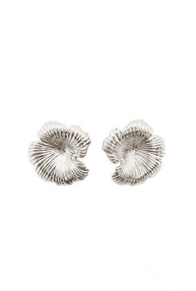 Spring Fleur Earrings - Silver | Shop BURU