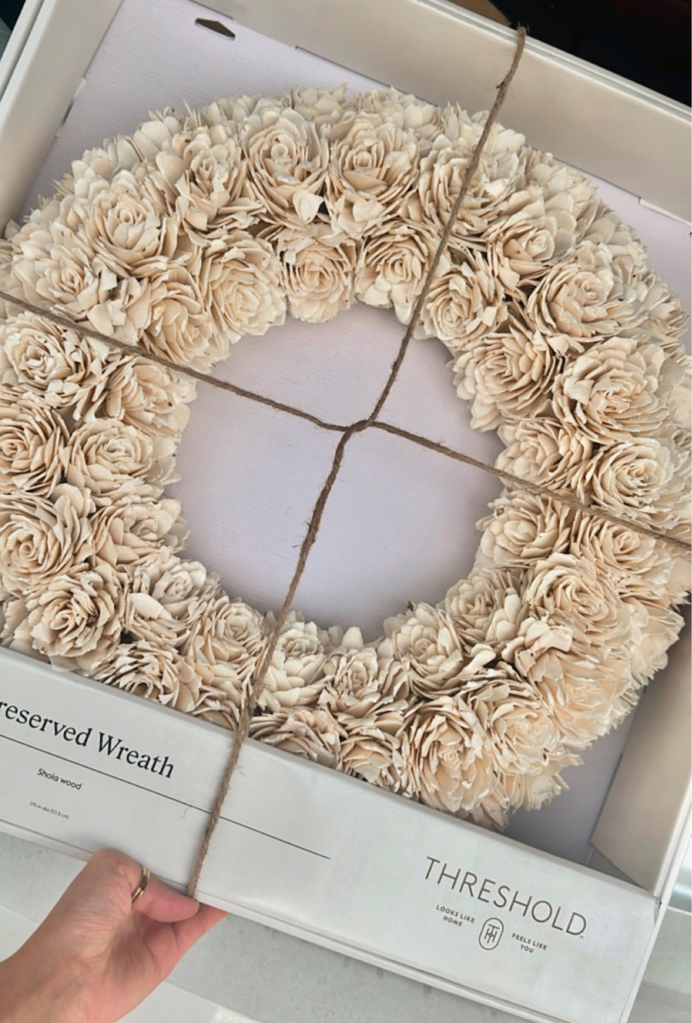 Target preserved ivory flower wreath! On the hunt for a perfect wreath & this one is so stunning and  different than any I’ve ever seen! 

#LTKSeasonal #LTKStyleTip #LTKHome