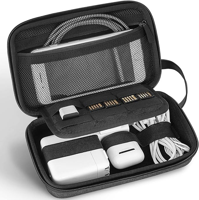 JETech Travel Accessories Organizer Case, Portable Electronic Pouch Gadget Bag for MacBook Power ... | Amazon (US)