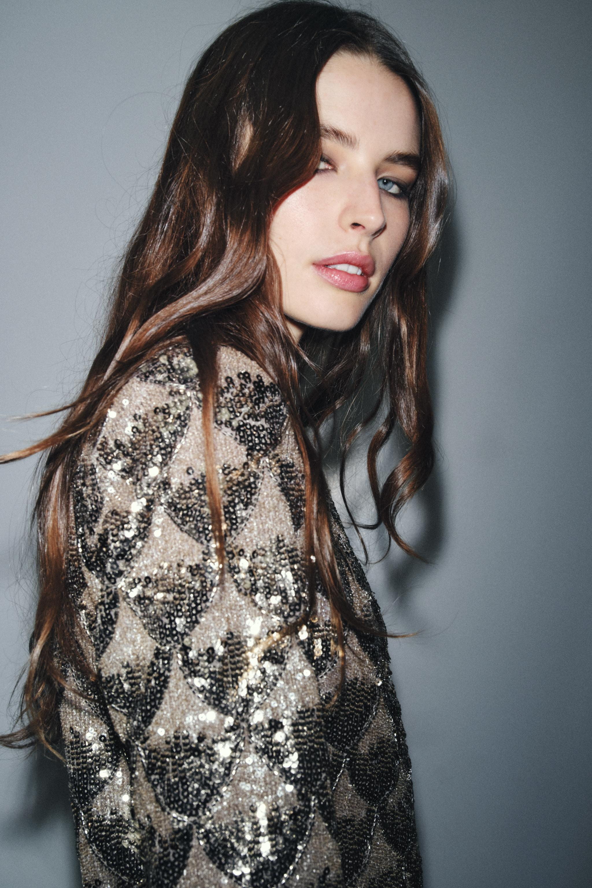 ZW COLLECTION SEQUIN MINI DRESS | Zara US