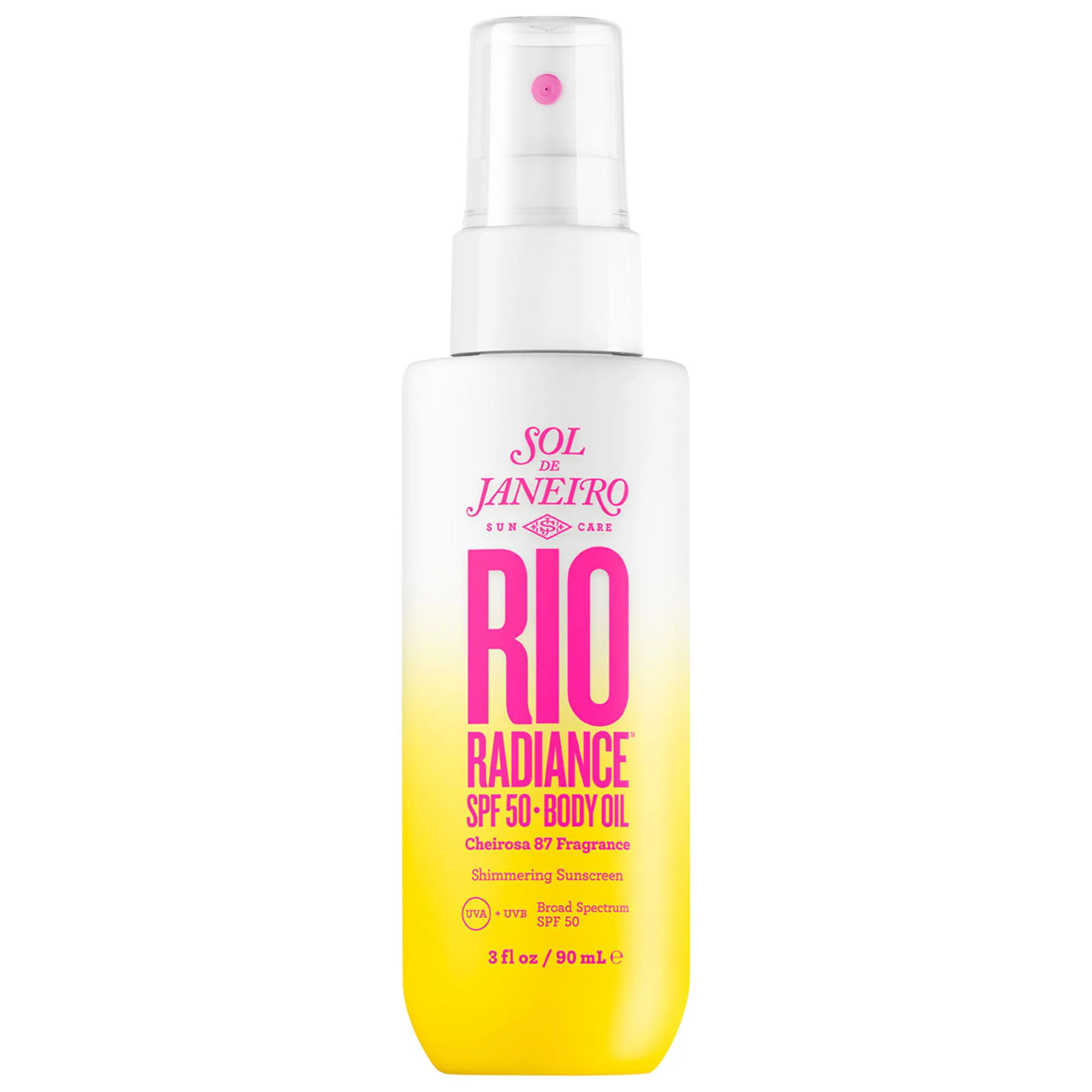 Sol de Janeiro Rio Radiance SPF 50 Shimmering Body Oil Sunscreen 3 oz / 90 mL | Sephora (US)