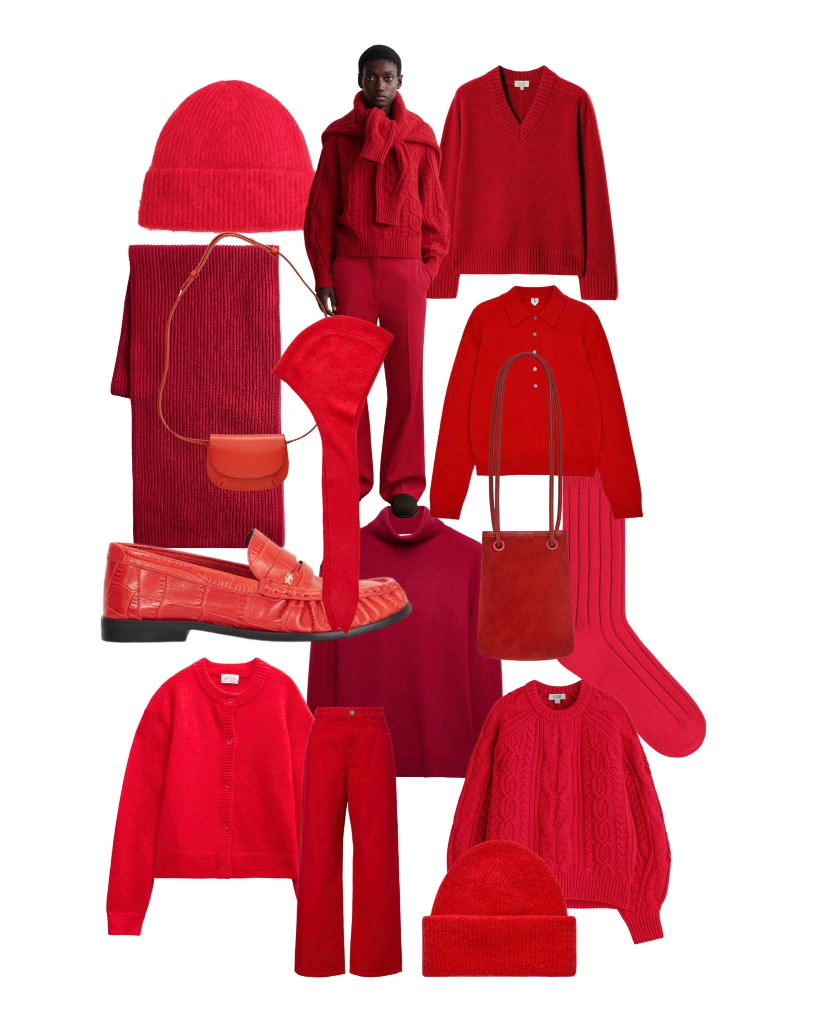 Pop of red 

#LTKwinter #LTKuk #LTKfestive