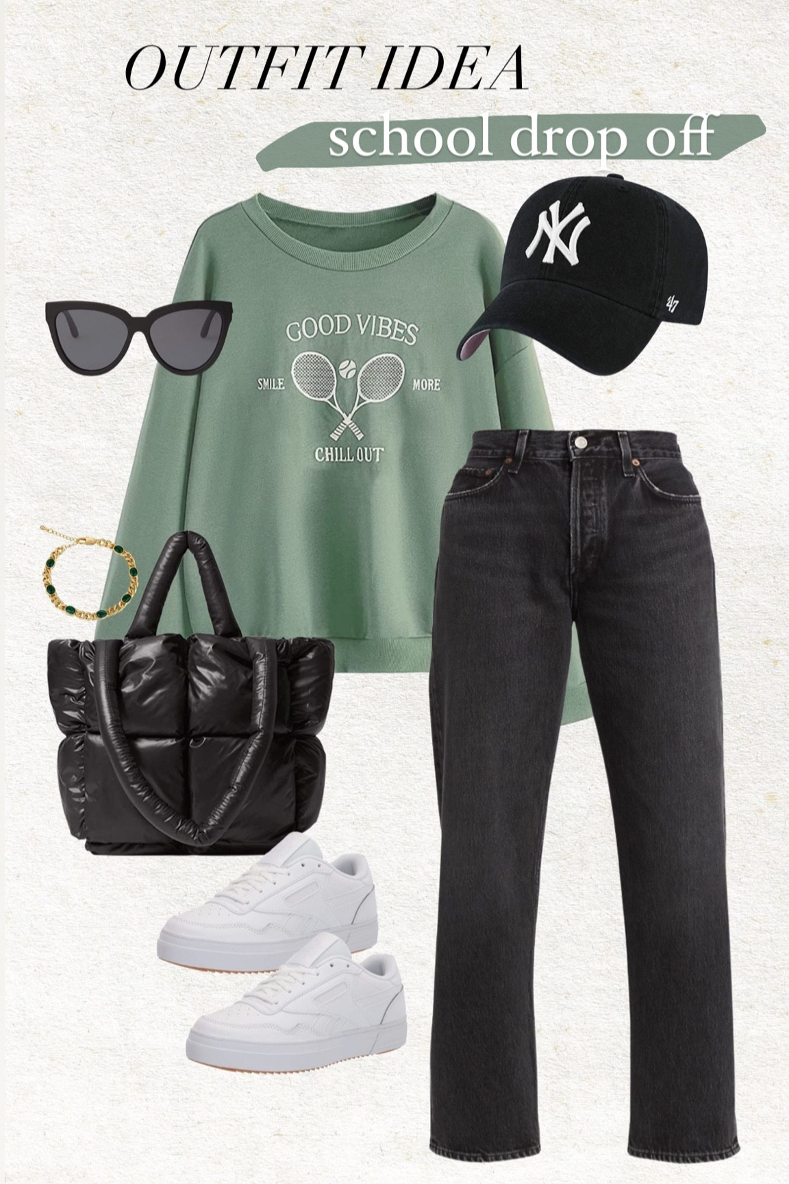 Outfit idea for school drop off ✨

Fall style; fall fashion; fall outfit; mom style; casual outfit; graphic sweatshirt; black denim; amazon fashion; reebok 

#LTKstyletip #LTKunder50 #LTKunder100
