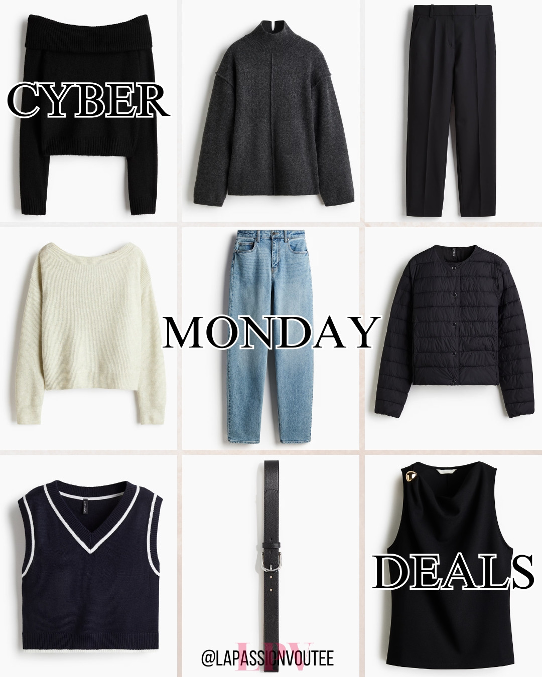 Cyber Monday at H&M is delivering huge savings today—up to 60% off! If you’ve been wanting a little wardrobe update, this is the time. The deals are big, the pieces feel fresh, and checking out feels guilt-free. Love when shopping days feel this good 😍🛍️ 

 #LTKCyberWeek #LTKSaleAlert #LTKFindsUnder100