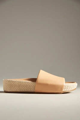 beek Pelican Jute Beach Platform Slide Sandals | Anthropologie (US)